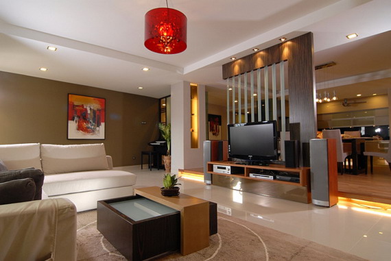 wall decor ideas for small living room Modern Living Room Small Interior Design | 570 x 381