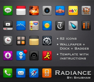 25 Beautiful 

Free Icon Sets for your iPhone 