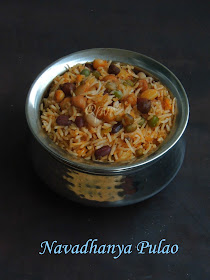 Navadhanya pulav, Navadhaniya Pulao