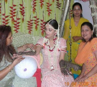 Aishwarya Rai Mehendi Ceremony