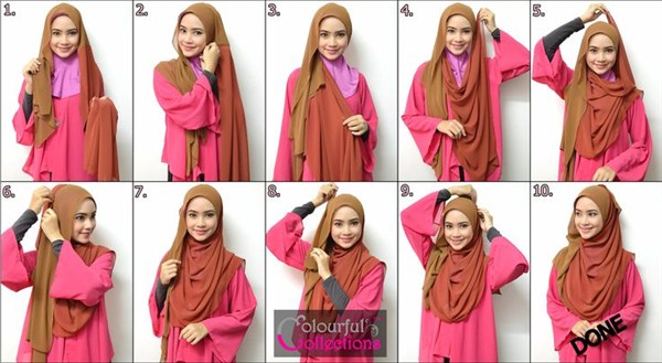 Contoh isu terkini model tutorial kerudung hijab pashmina terbaru untuk muslimah indonesia 32 Tutorial Hijab Pashmina Model Kreasi Terbaru 2017/2018