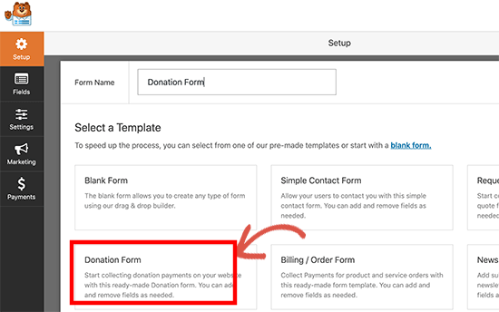 Create the Stripe Donation Form