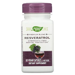 Nature's Way, Resveratrol, 60 Vegan Capsules