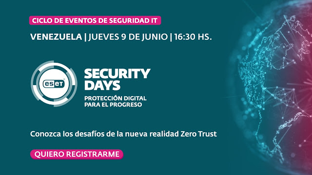 TECNOLOGÍA: Llega una nueva edición del ESET Security Days a Venezuela.