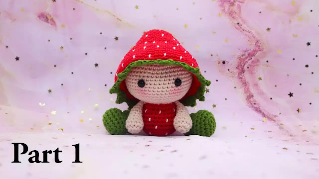 1488. COMO TEJER GRATIS Bebe Fresita Amigurumi