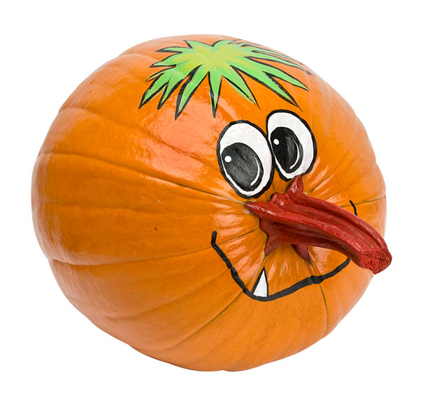 funny pumpkin painted design ideas