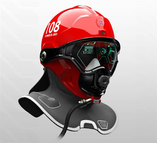 loperartikel.blogspot.com - C-Thru Smoke Diving Helmet: Helm Pemadam Kebakaran Masa Depan