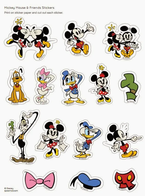 Mickey and Friends Free Printable Cupcake Wrappers and Toppers.