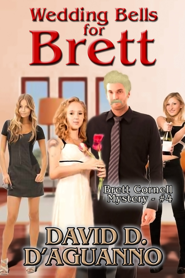 Here's what the book cover for WEDDING BELLS WITH BRETT will look like