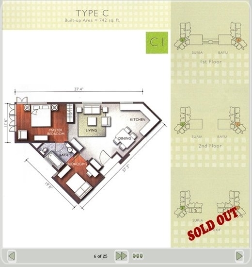 Buy Sell Rent Condominiums: Saujana Residency Floor Plans
