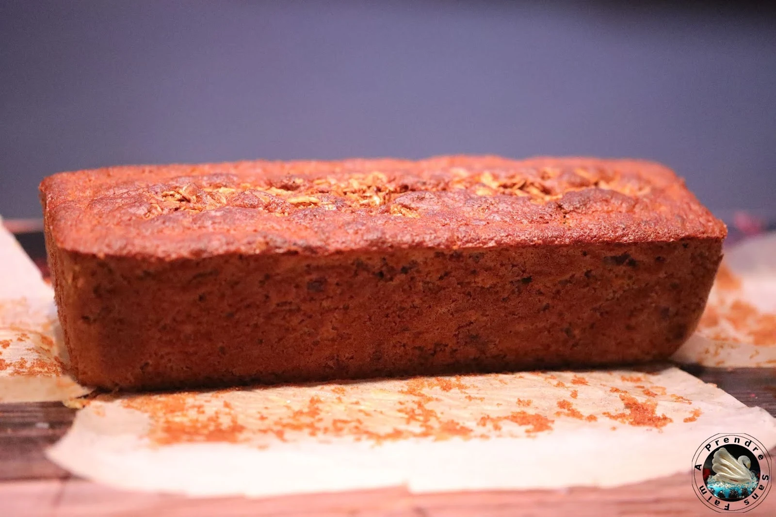 Banana bread sans gluten muesli framboises