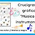 Crucigrama gráfico: Música e instrumentos musicales