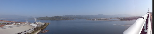 江島大橋（ベタ踏み坂）の展望台からの眺め