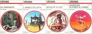 La copertina di Le copertine di alcuni volumi della Collana Urania numeri 901-950