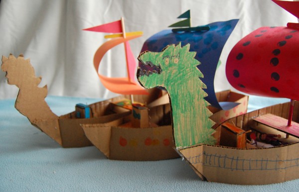 Creative ideas for you: How To Make A Cardboard Pirate Ship