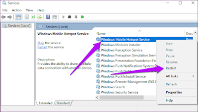 mengatasi mobile hotspot windows 10 tidak bisa connect