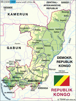 Mapamundi Mapa del Congo África