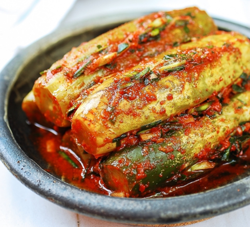  Oi Sobagi (stuffed cucumber kimchi)