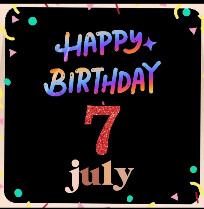 Happy belated Birthday of 7th July video download