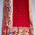 Turn Heads with a Radiant Red-Green Half Allover Work Paithani Saree!