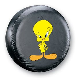 Serious Tweety Spare Tire Cover