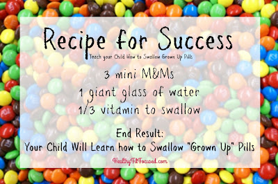 Mom Tip: How to Help your Kids Swallow Pills (or Vitamins), Julie Little Fitness, www.HealthyFitFocused.com 