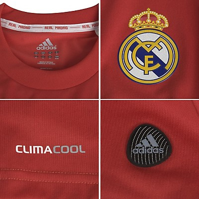 detalles camiseta Real Madrid 2012 roja