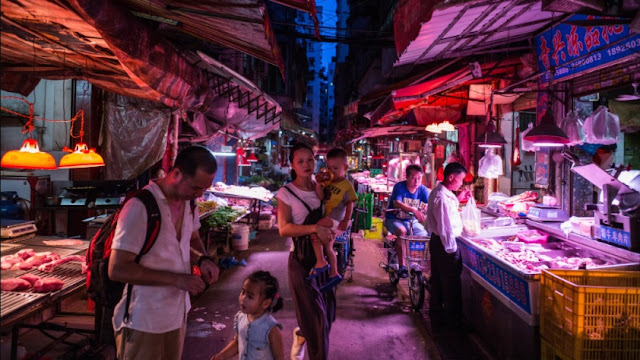 Pasar Makanan Laut Wuhan China