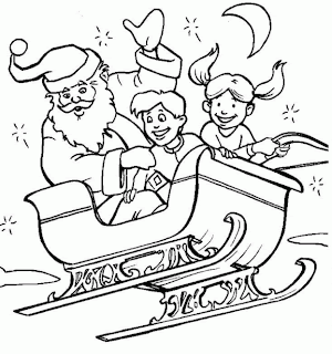 Dibujos de Santa Claus para Pintar, parte 2