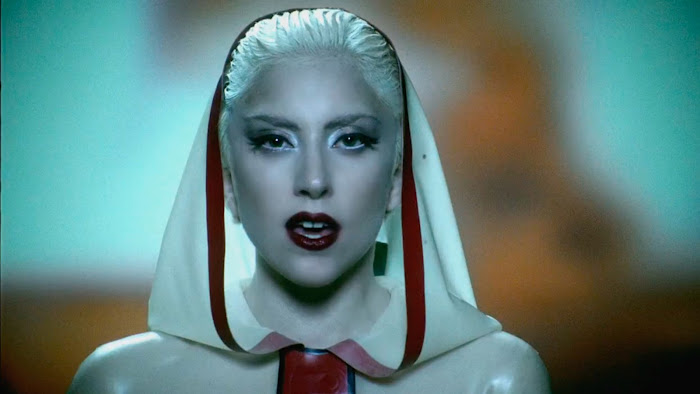 Lady Gaga performing Alejandro