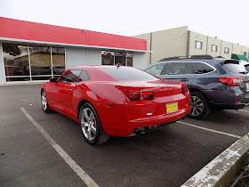 Chevy Camaro after paint at Almost Everything Auto Body.