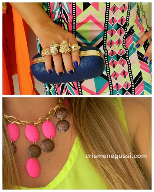 maxi colar neon 