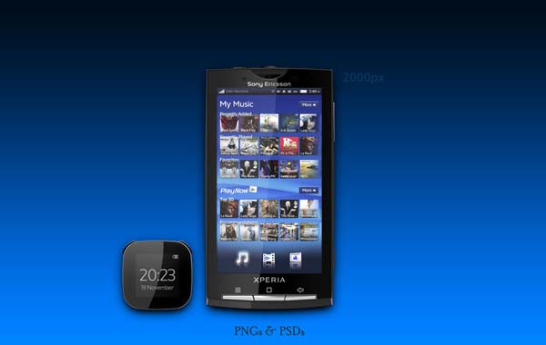 Roundup of Best Free Smart Phones GUI PSD Packs