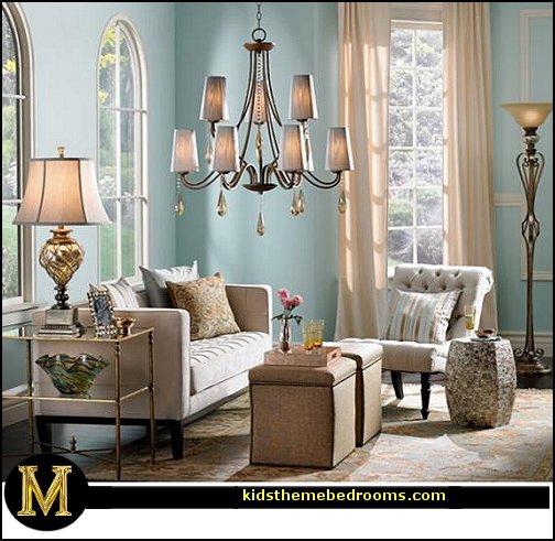 Manor: Hollywood glam living rooms - old Hollywood style decorating ...