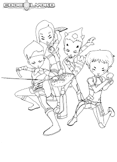 Code Lyoko Coloring Sheets