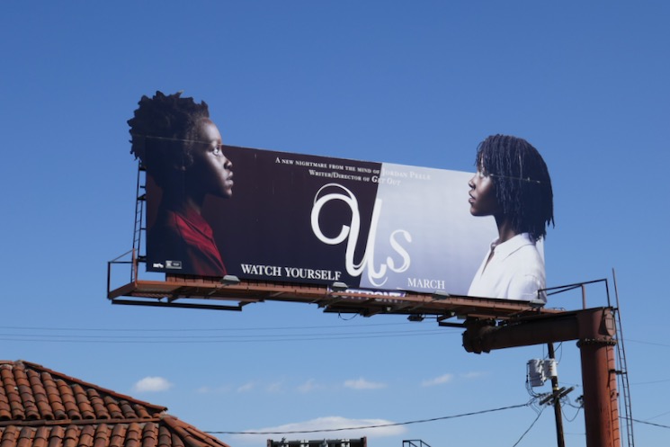 Us movie billboard