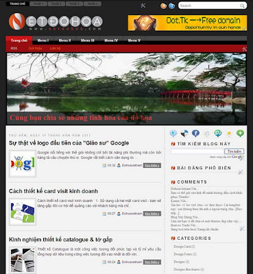 Netdohoa-ThemeV02 Blogger Template