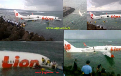 Kecelakaan LION AIR JT904 bali 2013