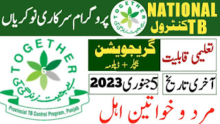 Provincial TB Control Program Punjab Jobs 2022-23 - www.ptp.gop.pk Online Apply