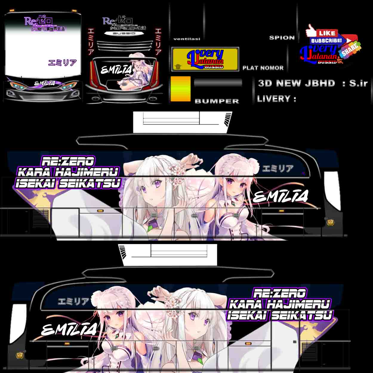 download livery bus yudistira hd anime