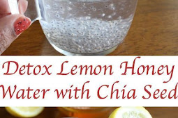 Detox Lemon Honey Water With Chia Seed
