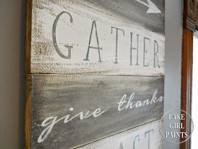 Gather Sign from Lake Girl Paints