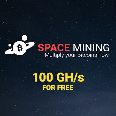 Cara mendapatkan Bitcoin &amp; 100 Gh/s dari Spacemining.io