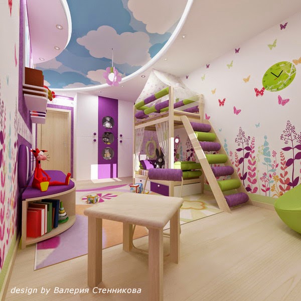 4. Ruag tidur taman Kupu2 - Butter fly Field Bed Room