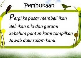 Contoh Soal Dan Materi Pelajaran 3 Contoh Pantun Perkenalan