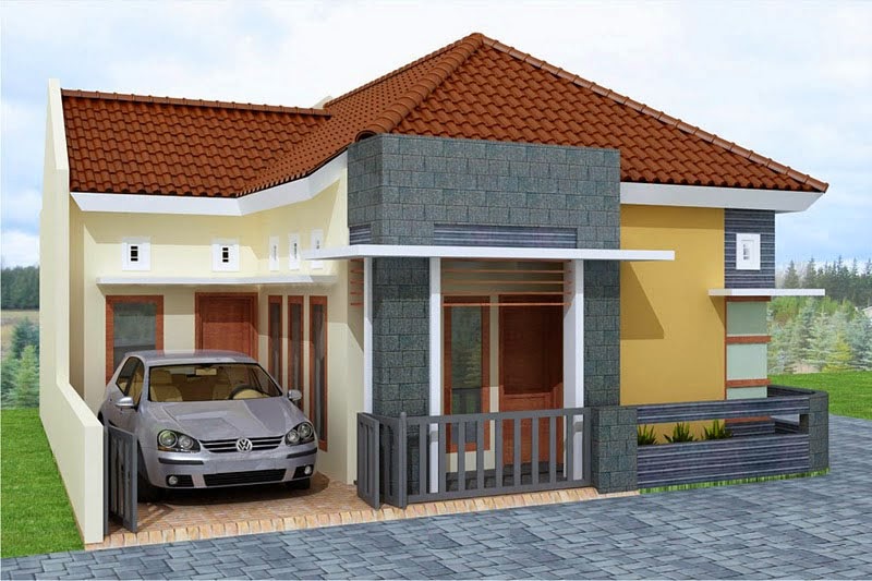  Rumah  Minimalis  Sederhana  1 Lantai Desain Rumah  