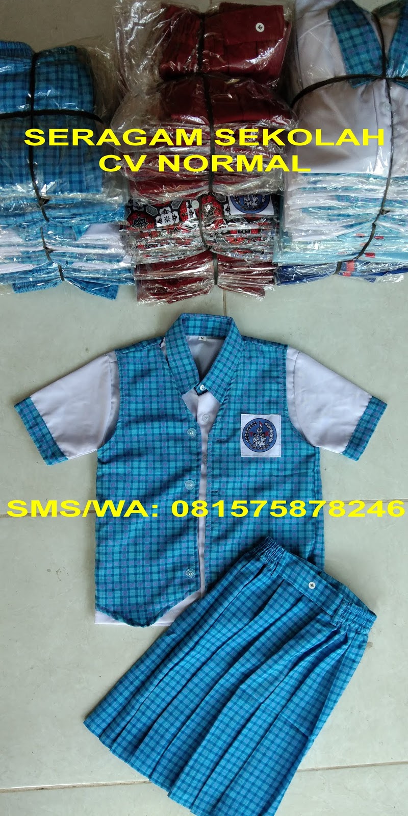 JUAL BAJU SERAGAM SEKOLAH SD SMP SMA TERLENGKAP WWW 