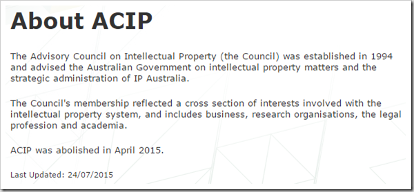 About ACIP