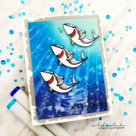 Sunny Studio Stamps: Sea You Soon Customer Card by Waleska Galindo