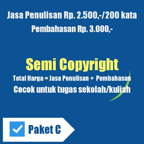 Jasa Pembuatan Tugas Artikel Sekolah/Kuliah